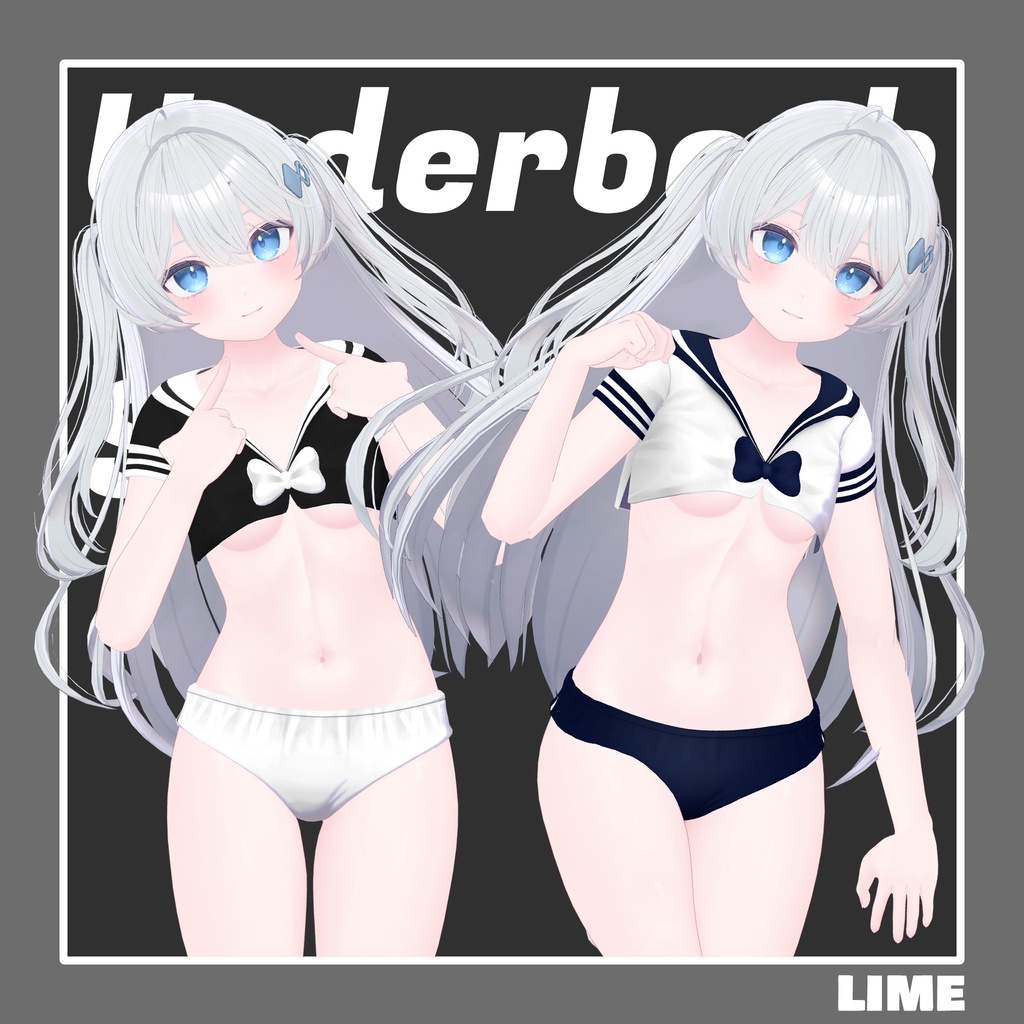 【6アバター対応】Underboob Sailor