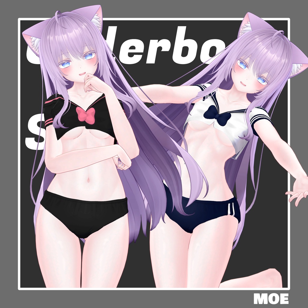 【6アバター対応】Underboob Sailor
