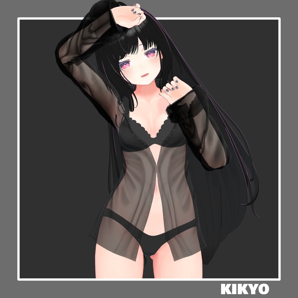 【9アバター対応】 Oversized Shirt Look