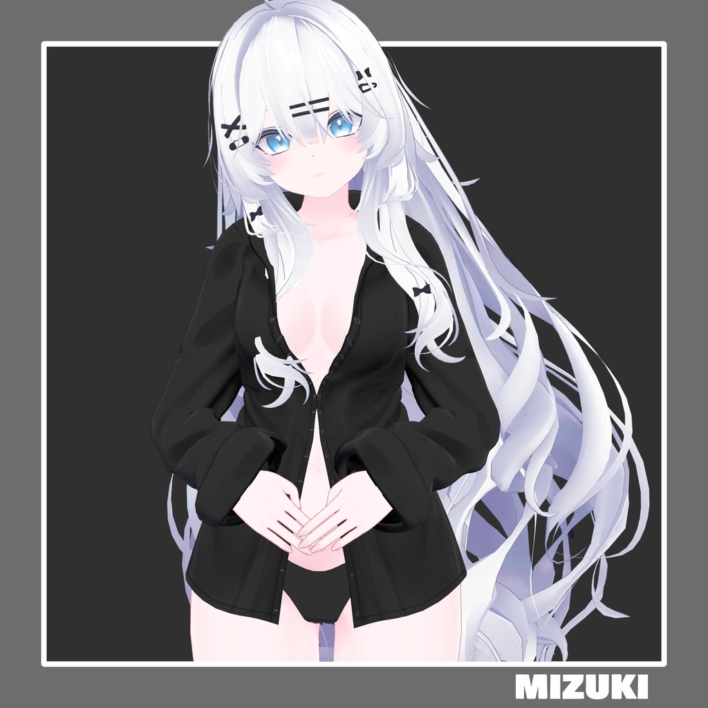 【9アバター対応】 Oversized Shirt Look