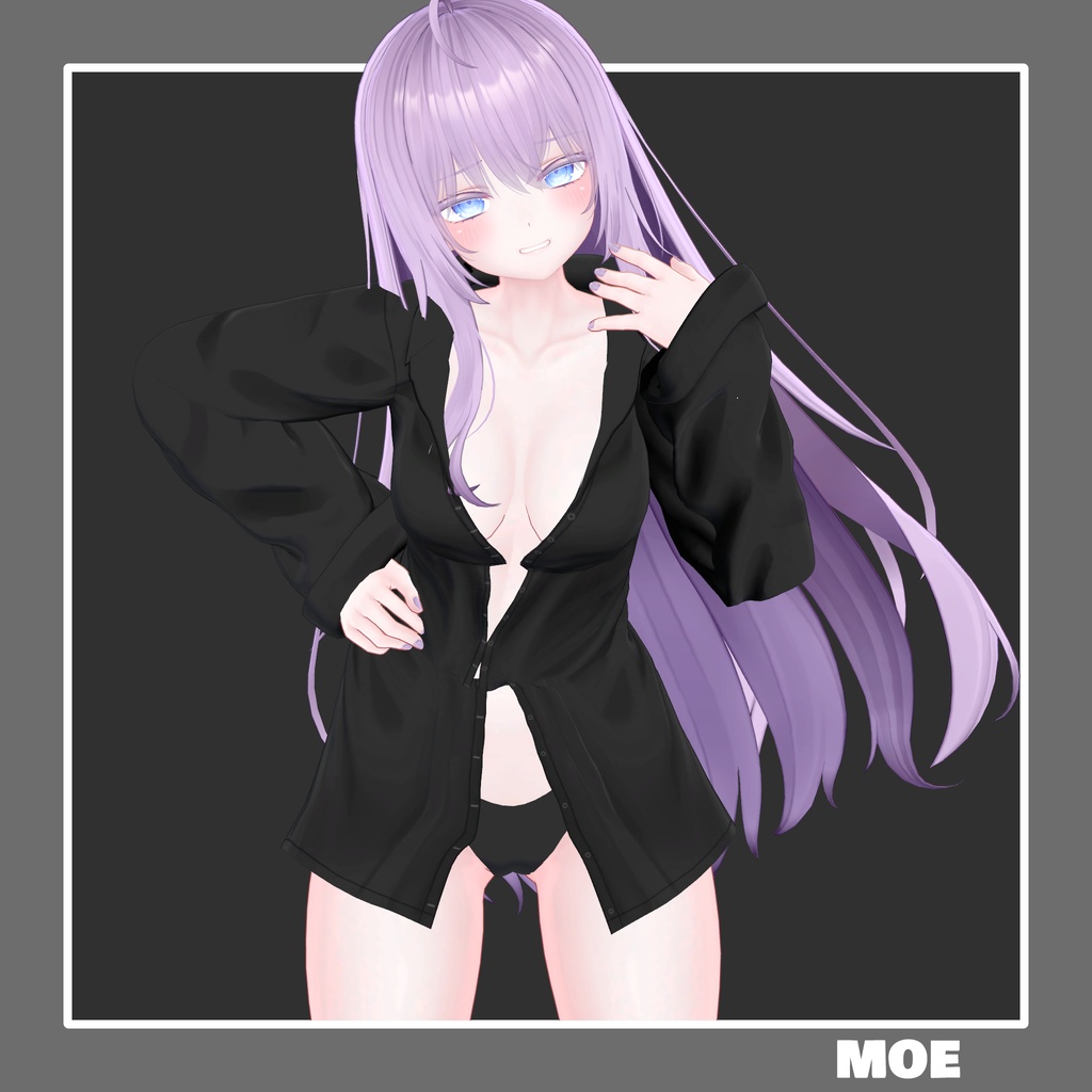 【9アバター対応】 Oversized Shirt Look