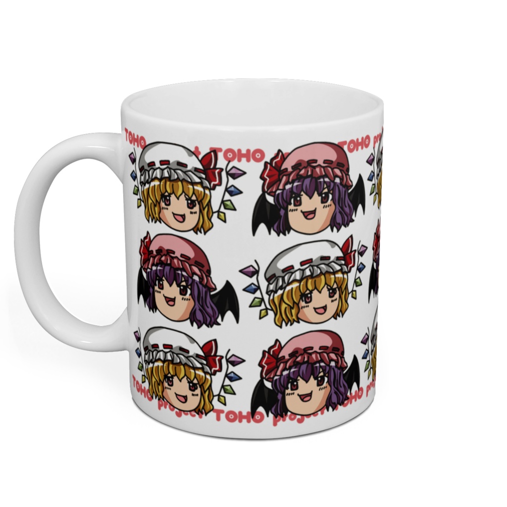 【受注】シン・ゆっくりレミリアとフランマグカップ