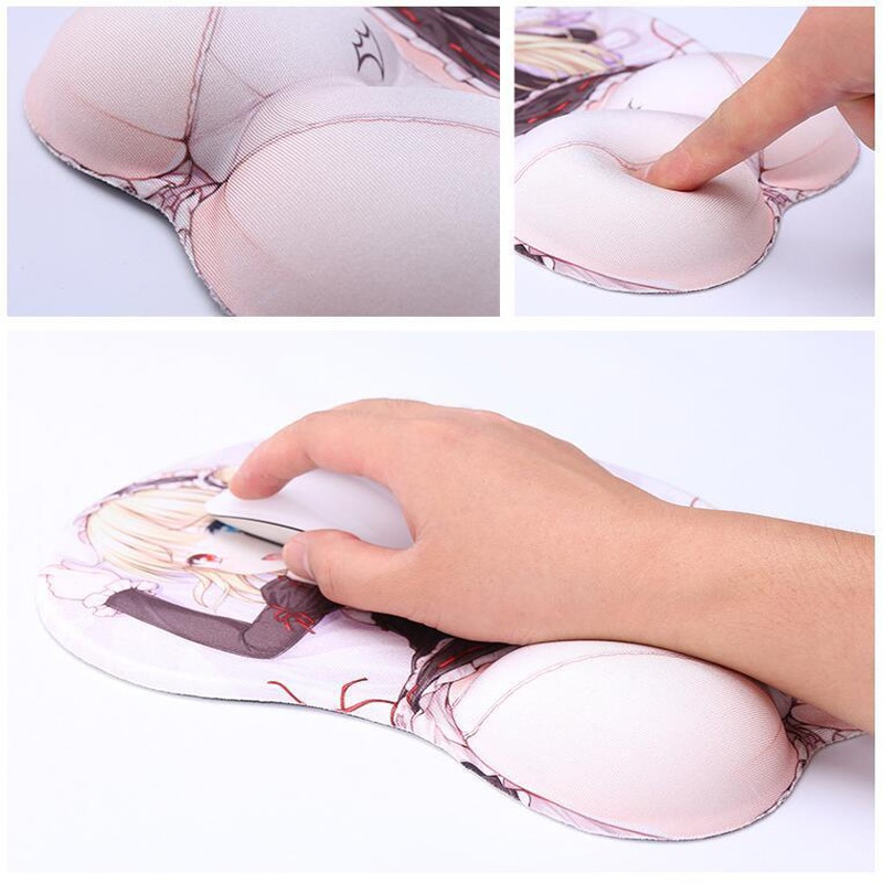 Custom Made Anime 3D Mouse Pad Oppai Personalized