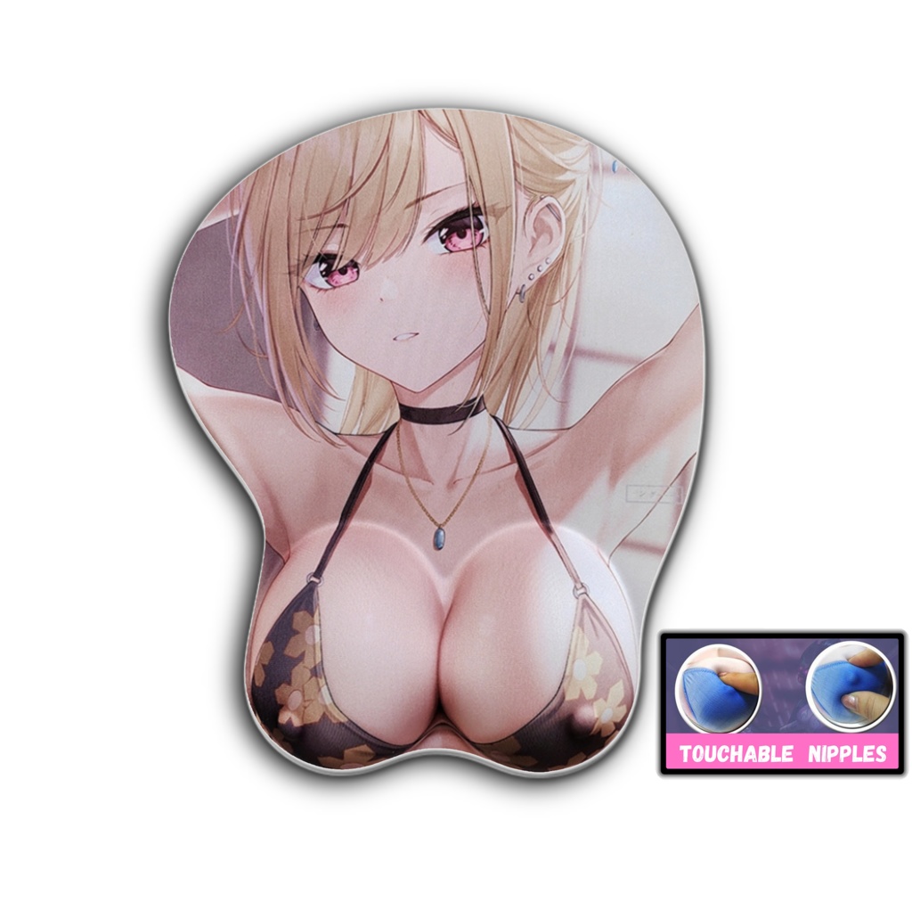 Anime 3D Oppai Mouse Pad - Nipples Touchable