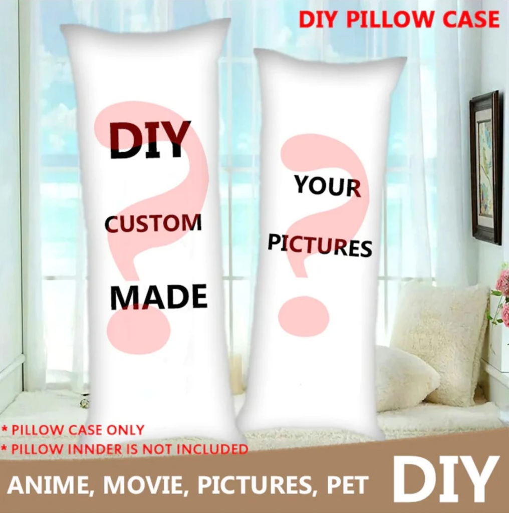 Custom Made Dakimakura - 2way Tricot - Double-sided printing - Pillowcase only