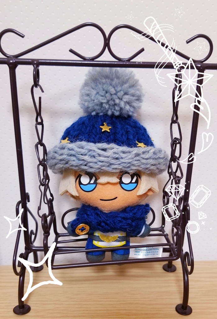 ぬい用♡星空ニット帽&マフラーセット♡ 