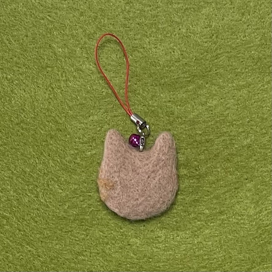 ネコねこストラップ(茶トラ)