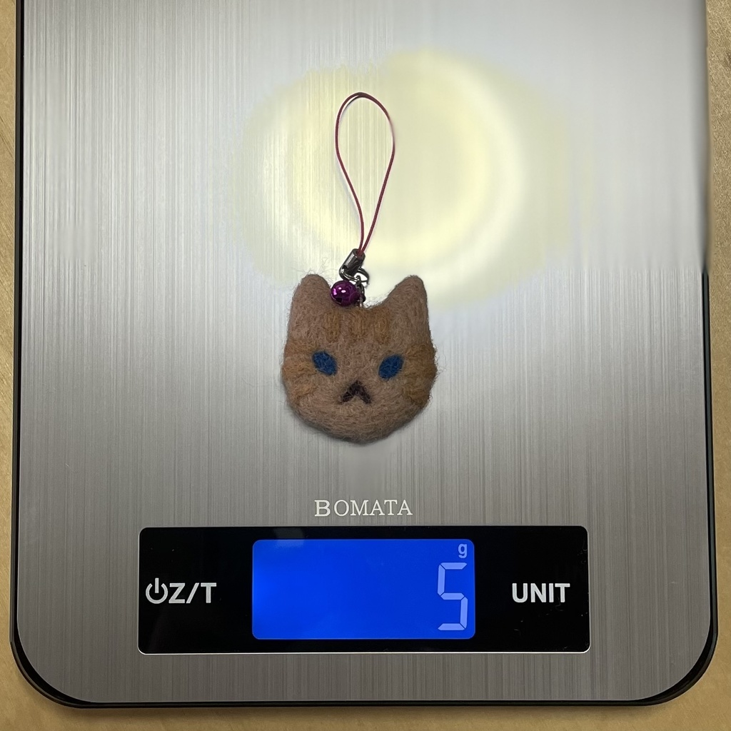 ネコねこストラップ(茶トラ)