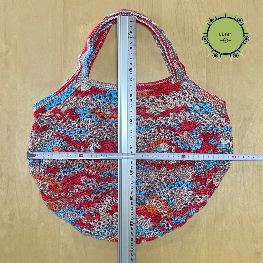 【 Lieer 】パイナップル模様Bag (レッド)