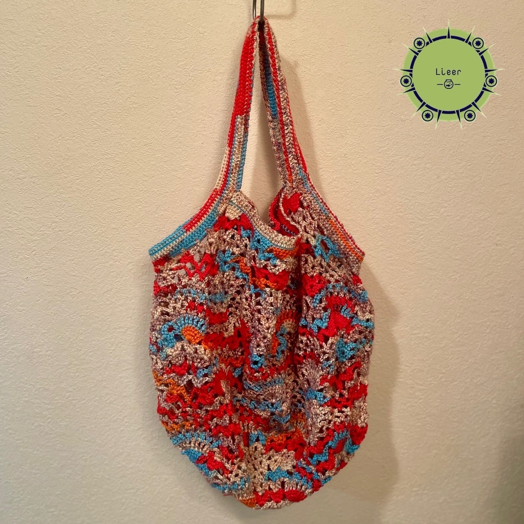 【 Lieer 】パイナップル模様Bag (レッド)