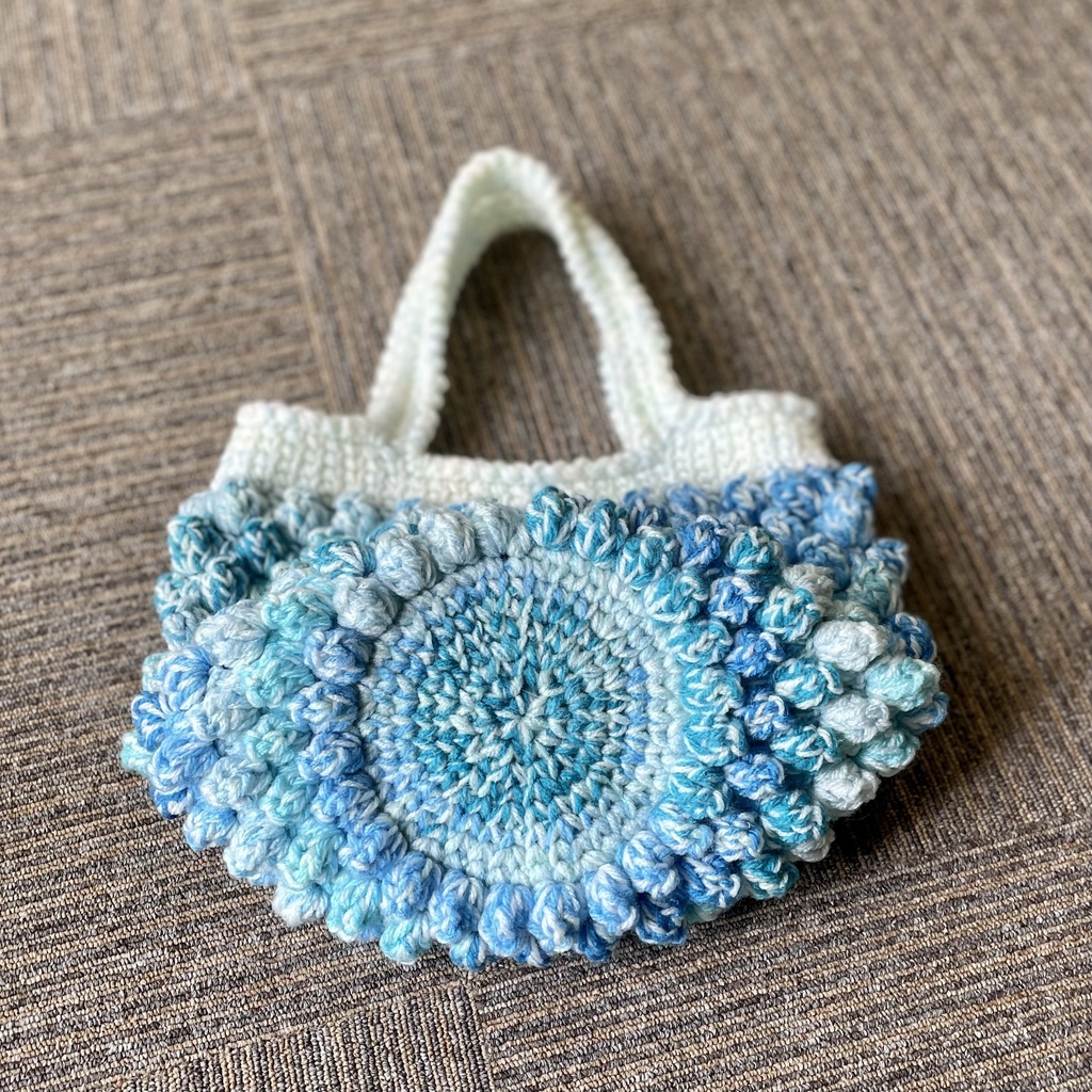 【 Lieer 】ポコポコBag (マリンブルー)