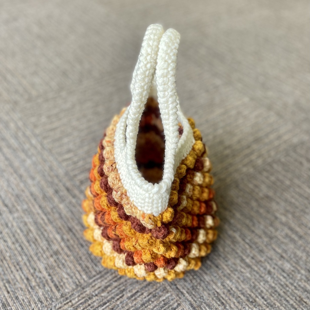 【 Lieer 】ポコポコBag (マロン)