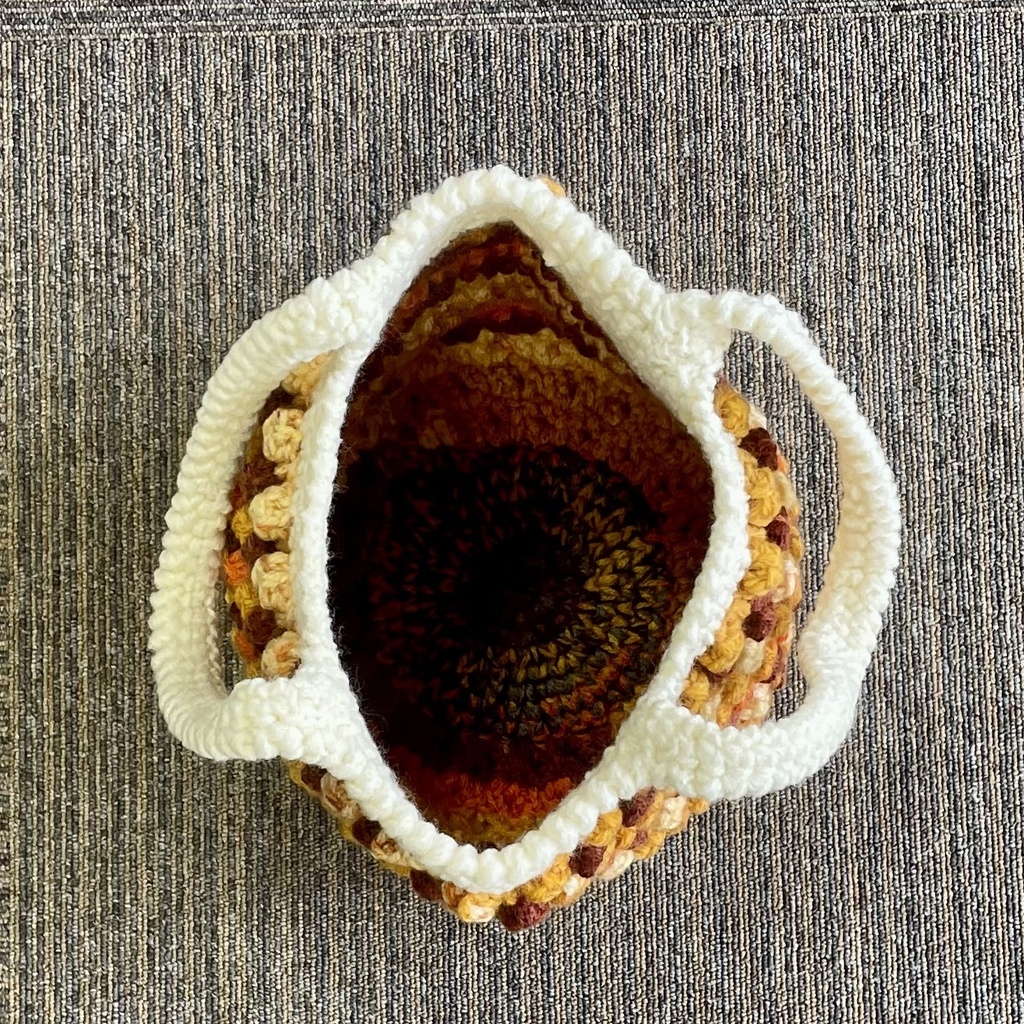 【 Lieer 】ポコポコBag (マロン)