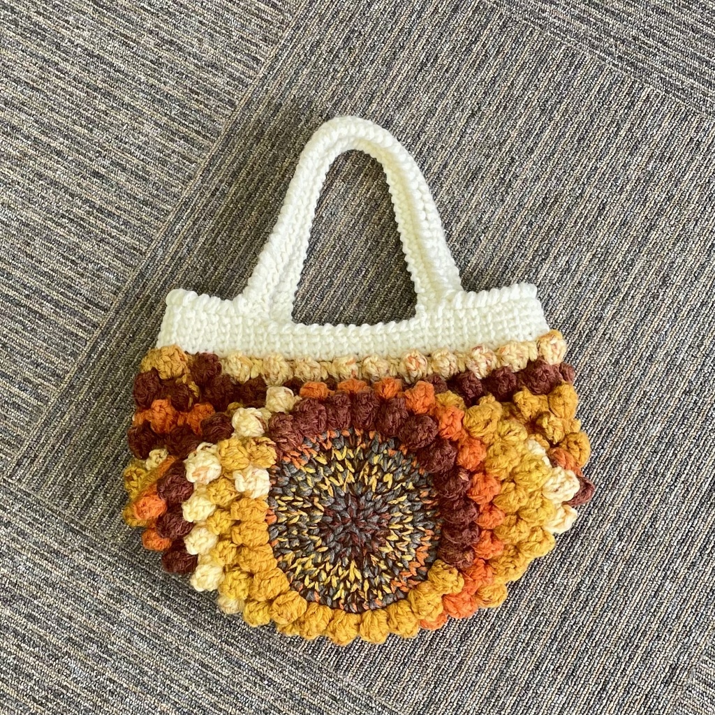 【 Lieer 】ポコポコBag (マロン)