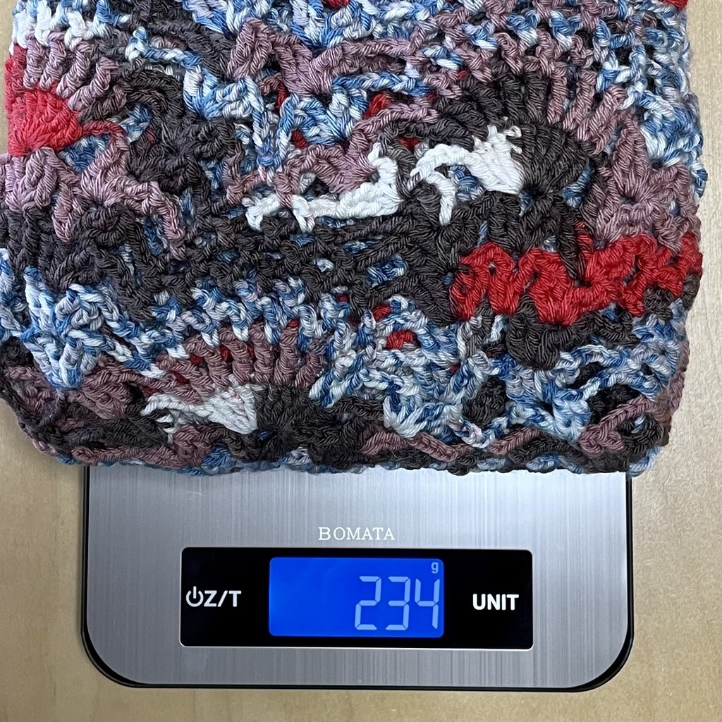 【 Lieer 】パイナップル模様Bag (ブルーブラウン)