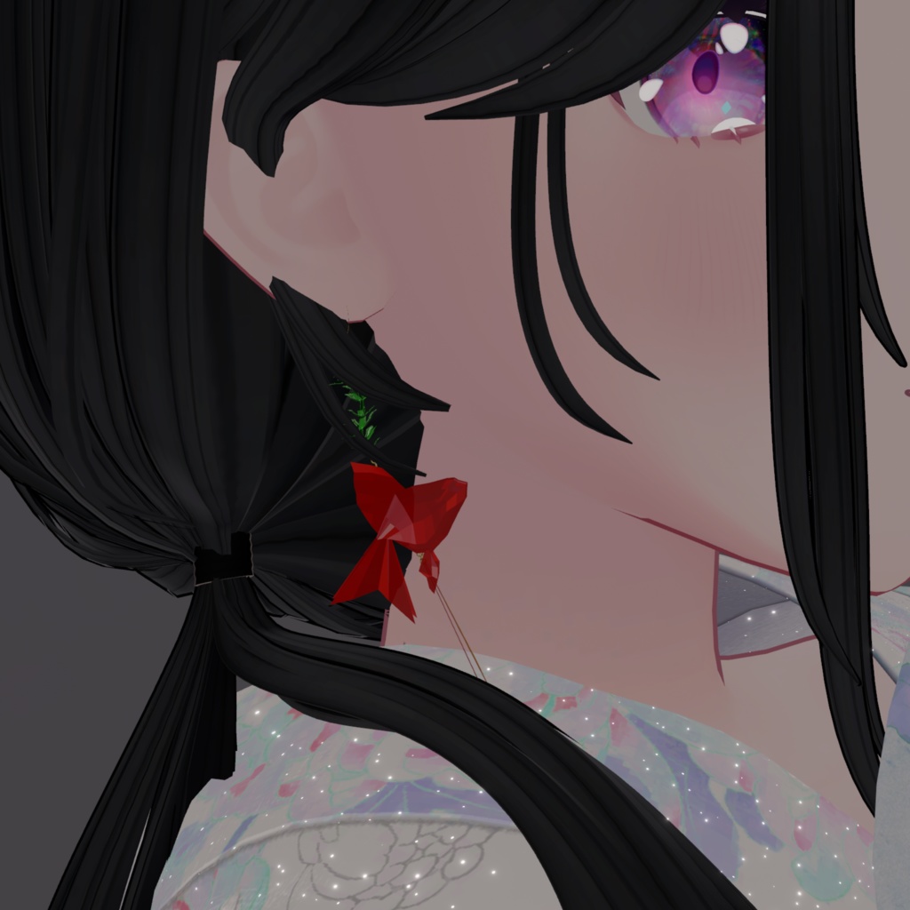 【VRC向けアクセサリー】Summer_pierce(PhysBone設定済み)