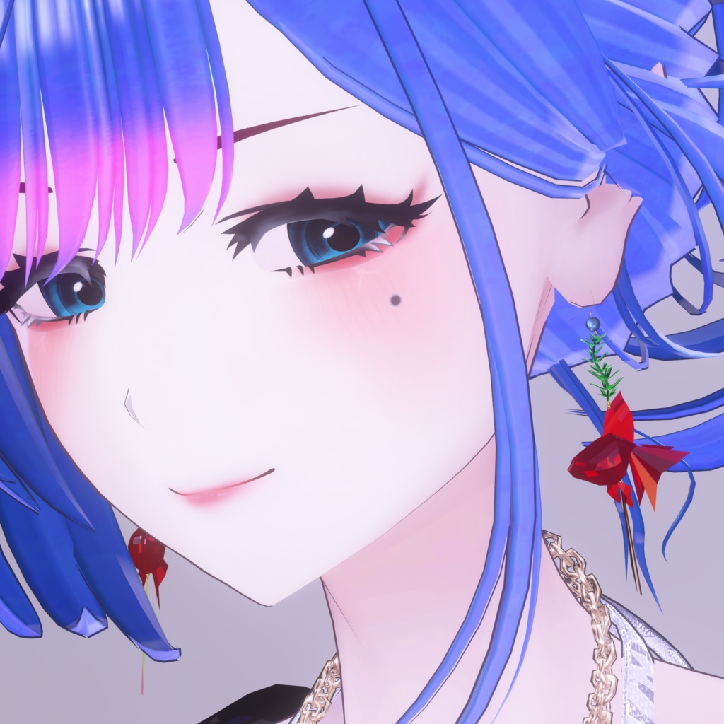 【VRC向けアクセサリー】Summer_pierce(PhysBone設定済み)