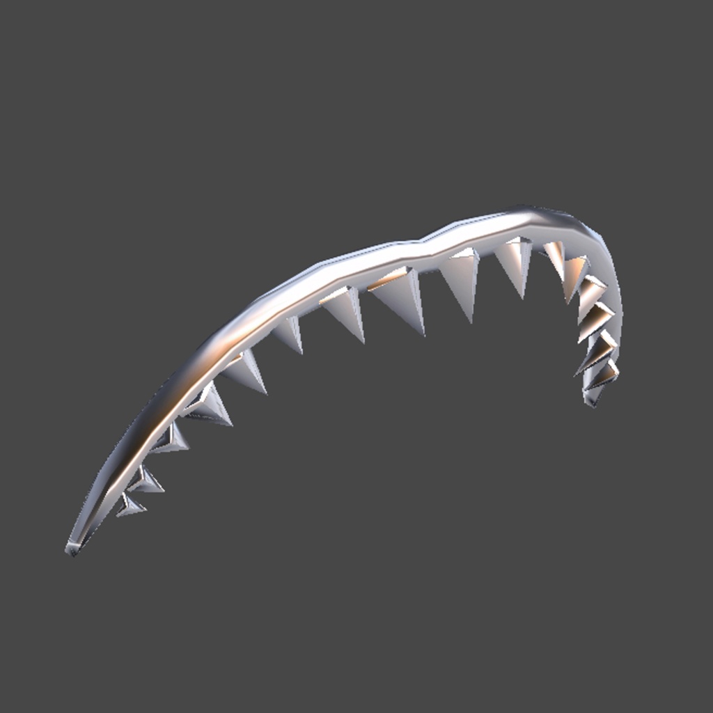 【rurune対応】shark_hairband【VRC向けアクセサリー】