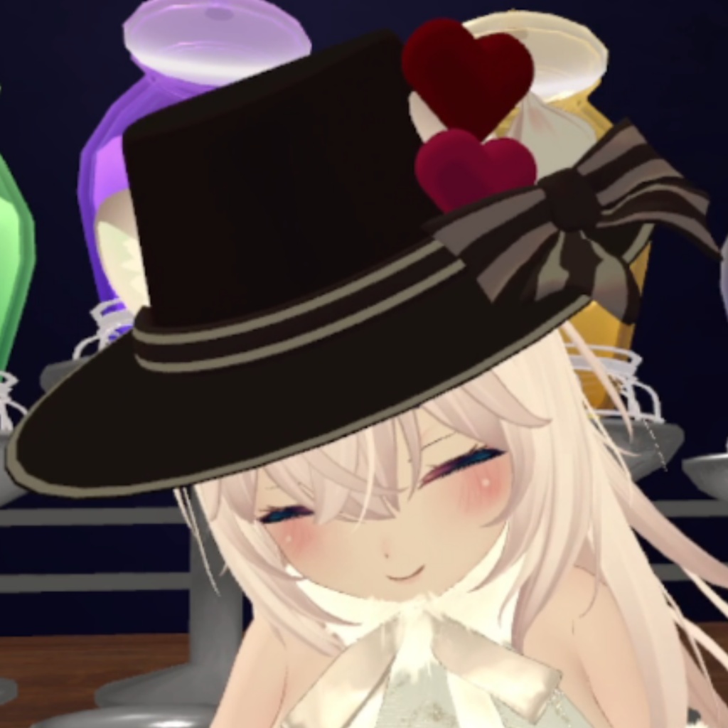 【無料/FREE】チョコレートハット - Chocolate Hat -【バレンタイン/VRChat対応帽子】