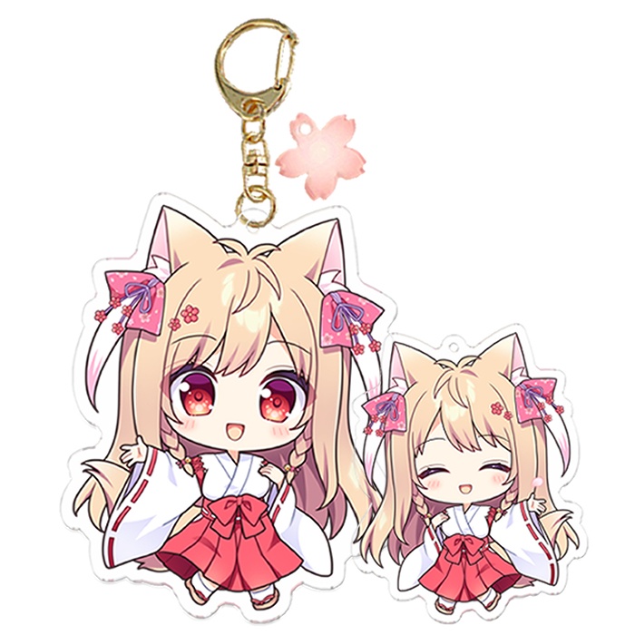 こはくアクキー