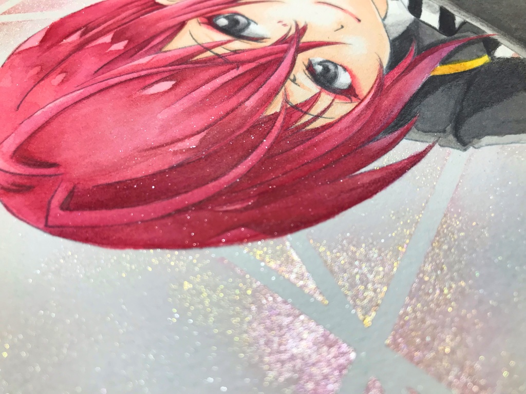 同人手描きイラスト ツイステ リドル ファンアート A5