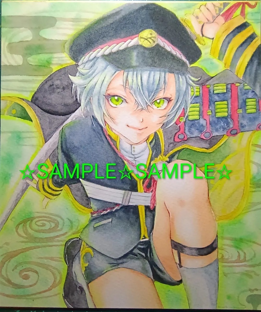 同人手描きイラスト 刀剣乱舞 蛍丸 FA