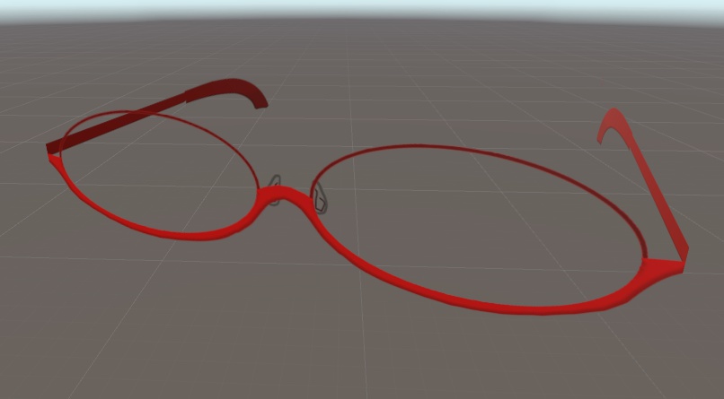 8ポリゴン眼鏡No.003『オーバル型/アンダーリム』色変更可!