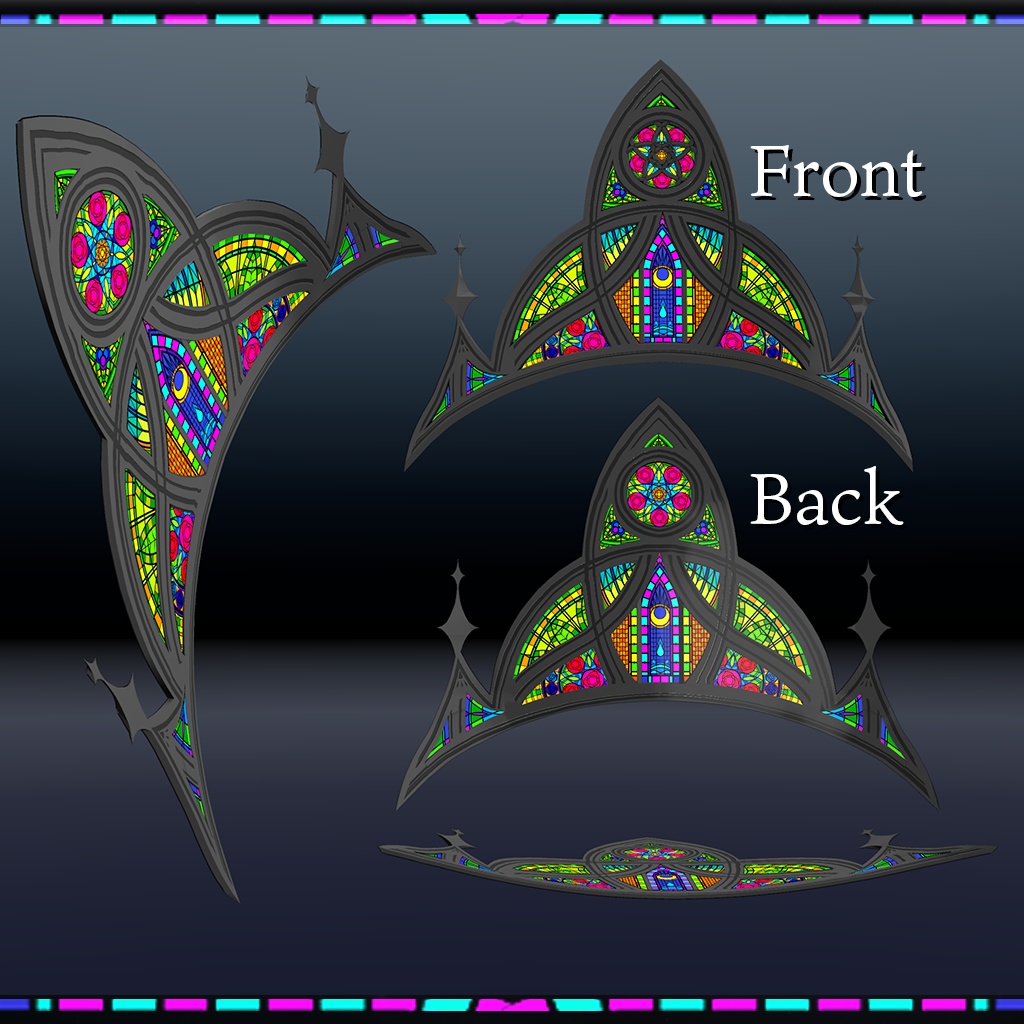 【3Dモデル】祈りのティアラ