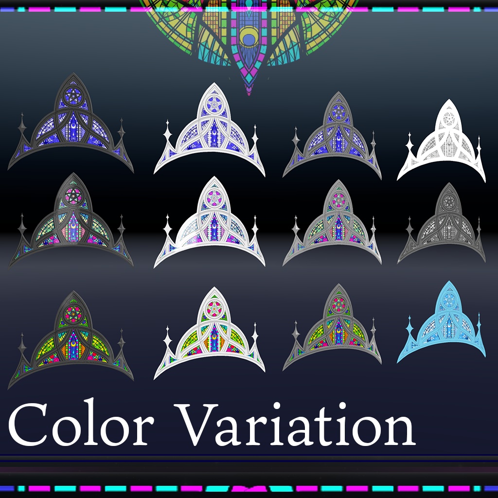 【3Dモデル】祈りのティアラ