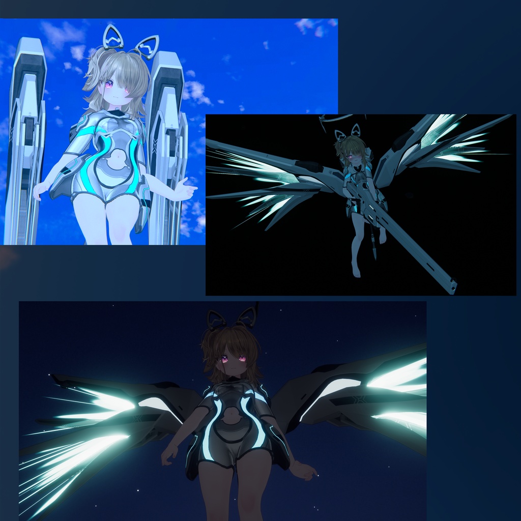 【ショコラ&シフォン用衣装】AX_SUITS アーマードスーツ