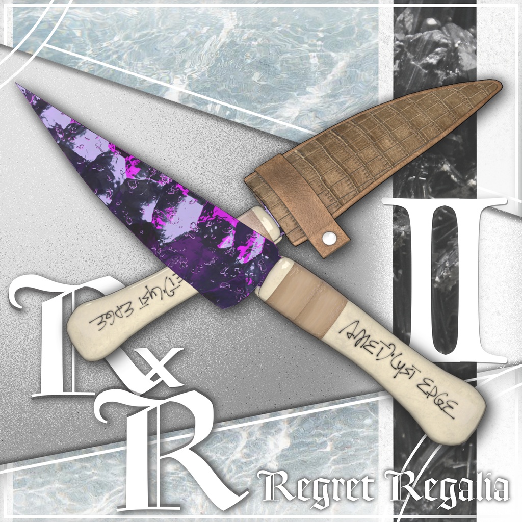 【3Dモデル】『紫水晶の蝕刃』RR-Ⅱ:Stone Edge