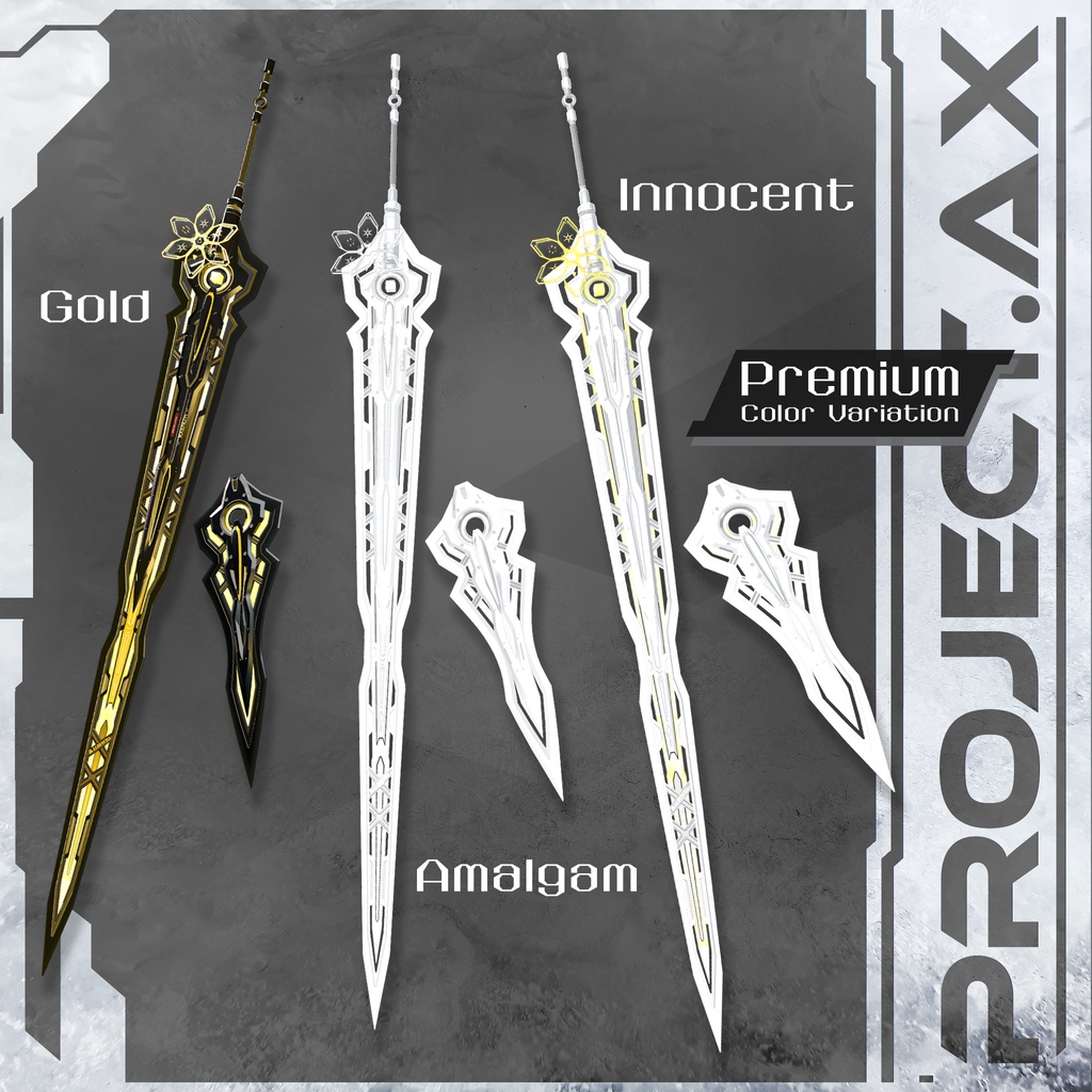 【3Dモデル】DDX-XX/OverSword〔SF大剣〕