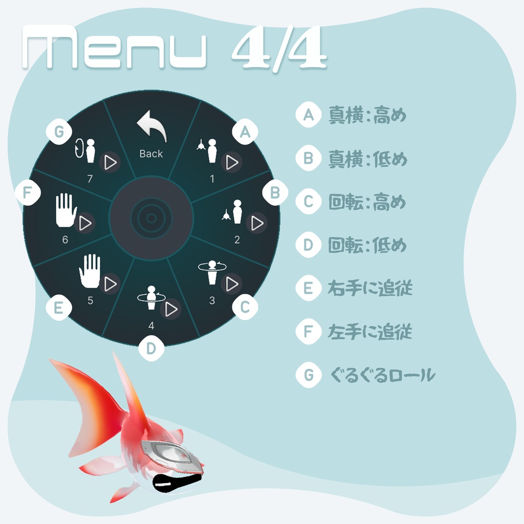 【3Dモデル】おさかなペット「レモラン」〔Remora-N〕