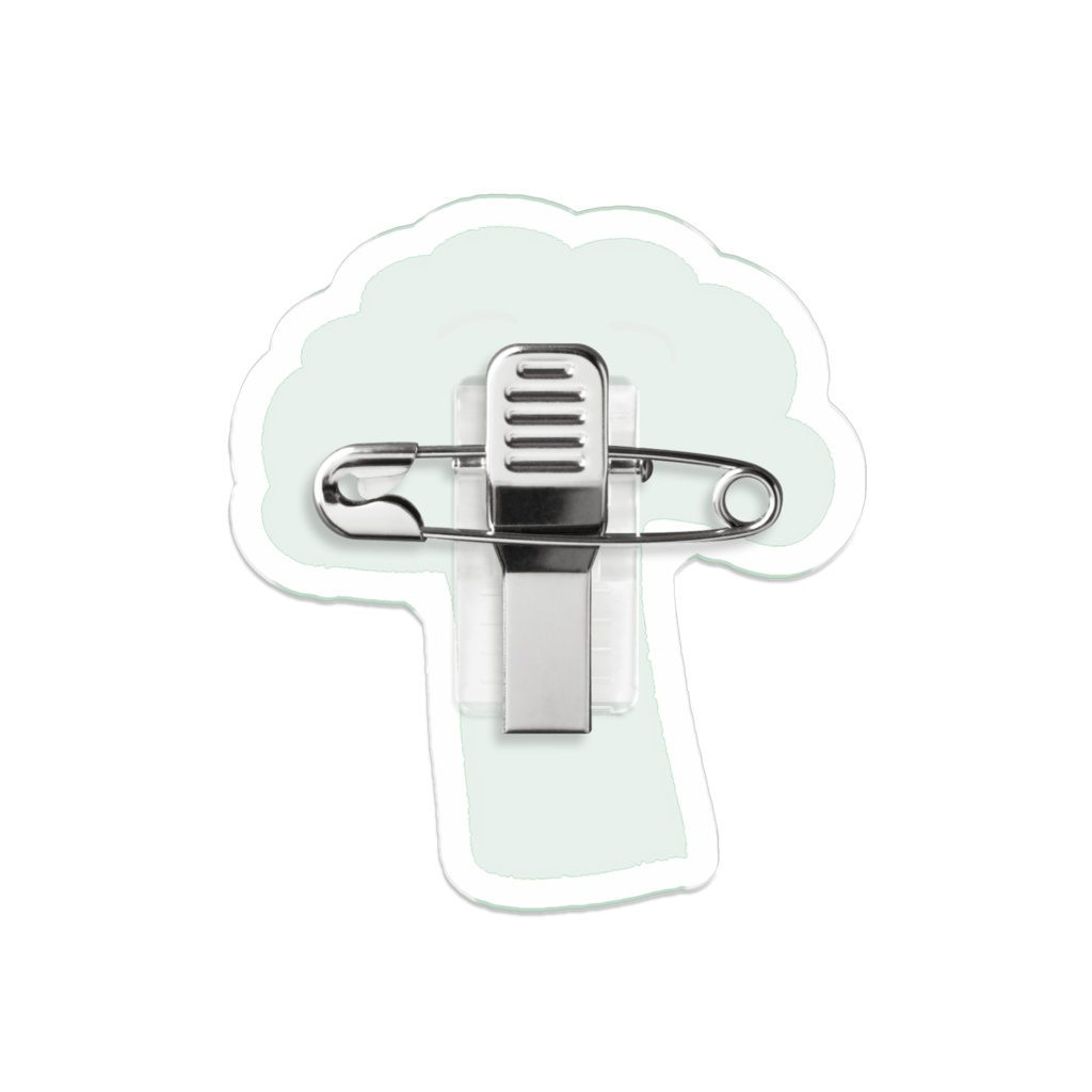 長男ブロッコリー アクリルバッジ