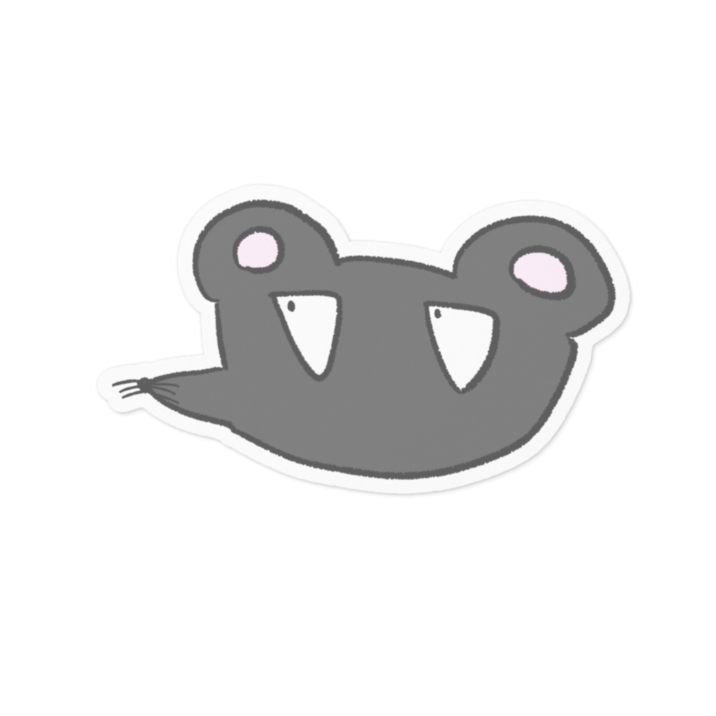 ねずみ　ステッカー