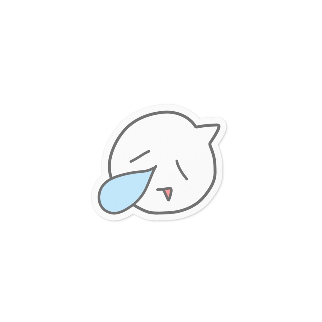 ラムネ ステッカー(すやすや)