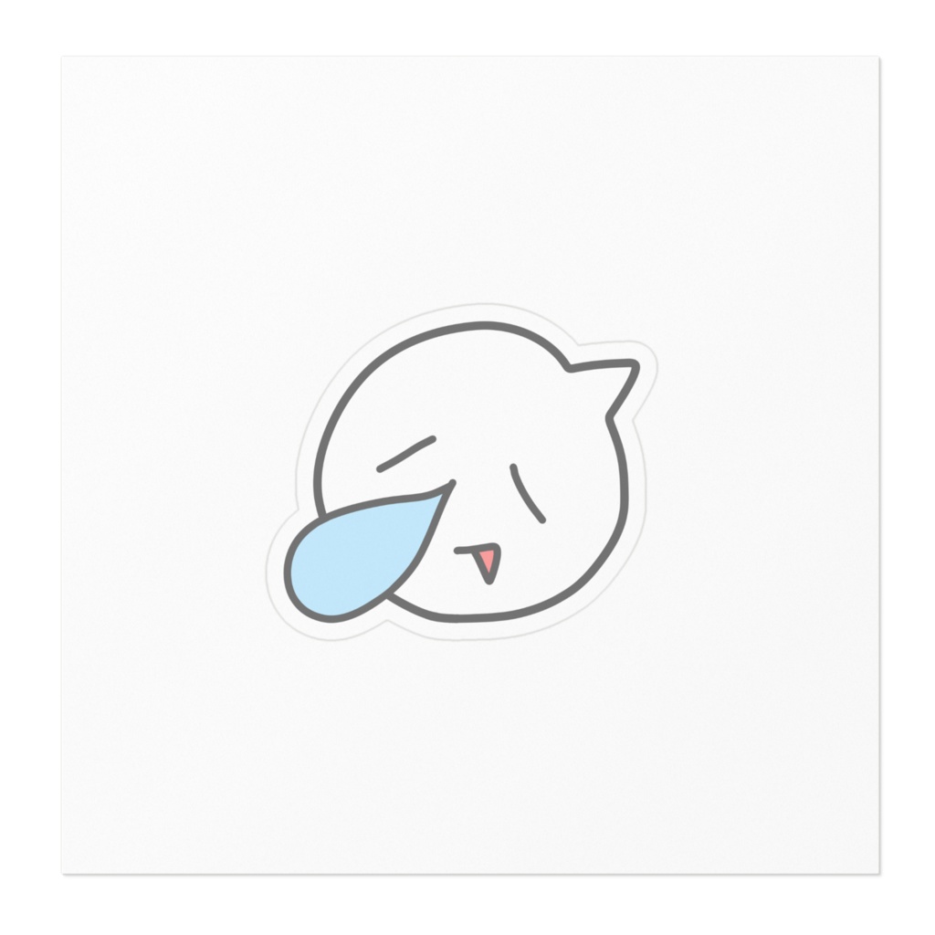 ラムネ ステッカー(すやすや)