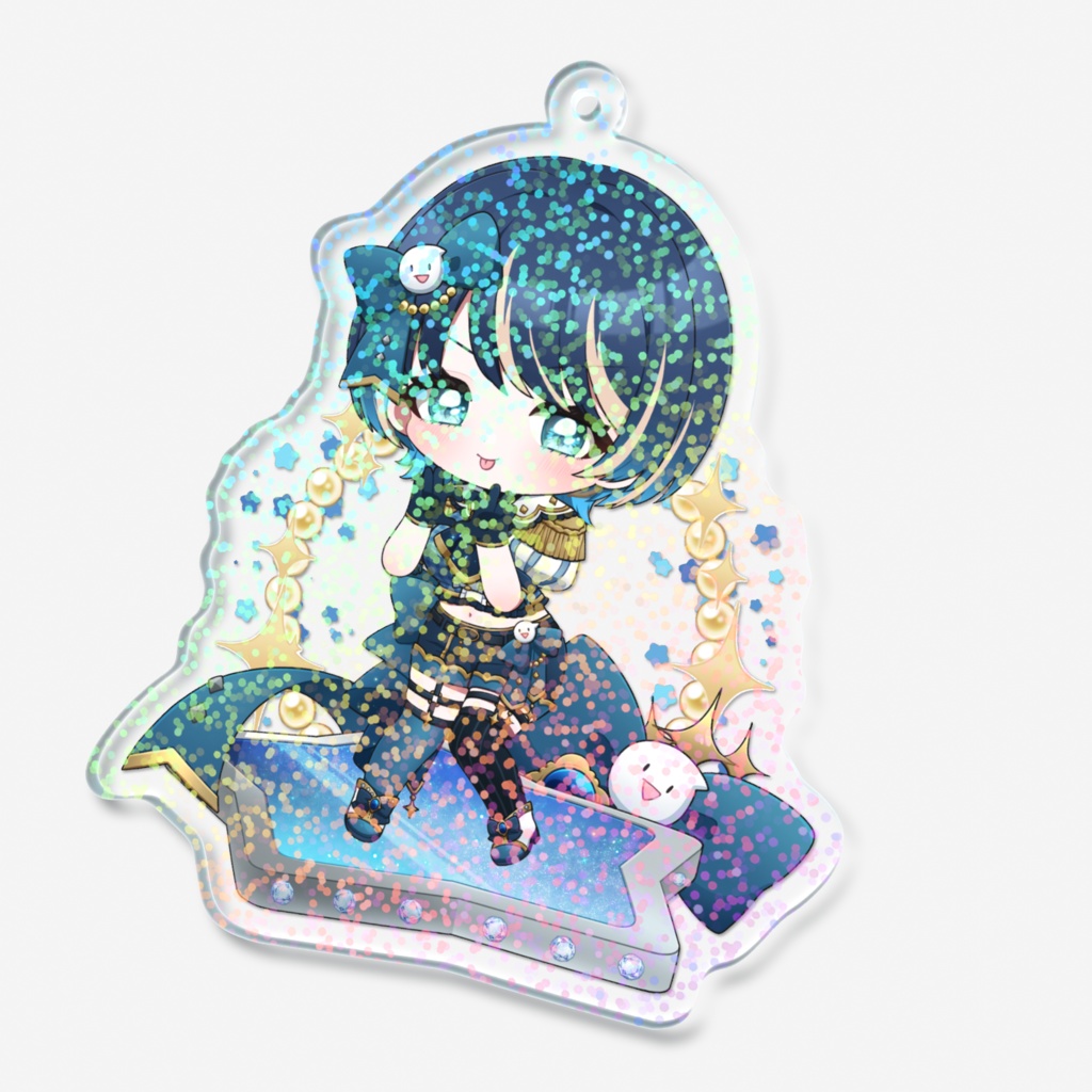 【ささみんアイドル新衣装】アクリルキーホルダー-ショート