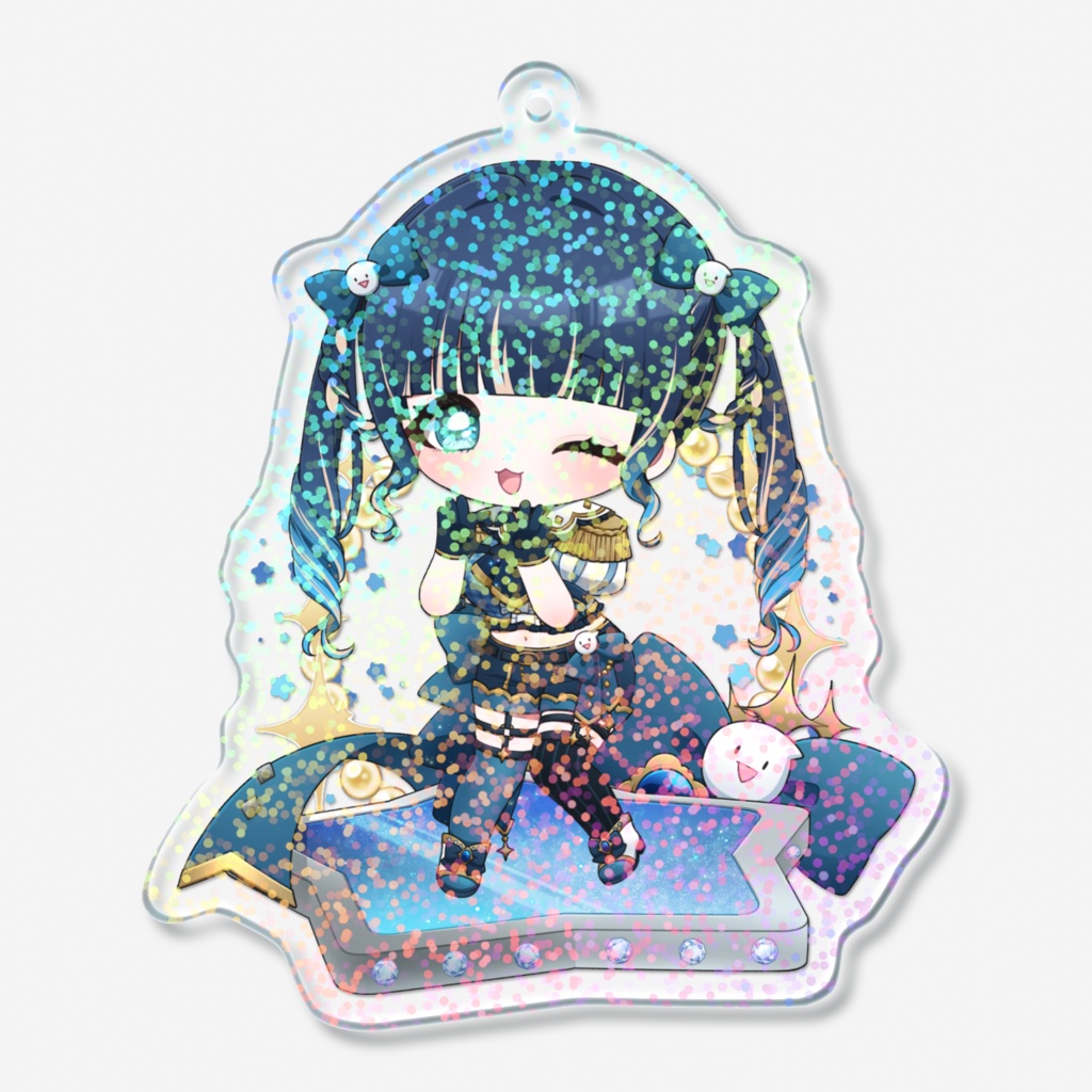 【ささみんアイドル新衣装】アクリルキーホルダー-ツインテ