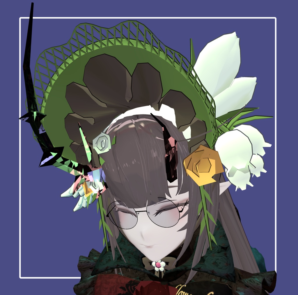 【魔法少女ノ魔女裁判二次創作】遠野ハンナ囚人服ボンネット