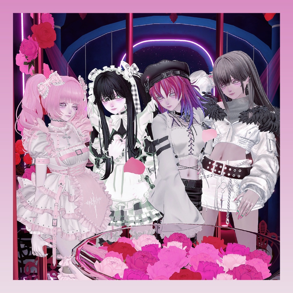 【velnica】いちごみるくメイクテクスチャセット🍓