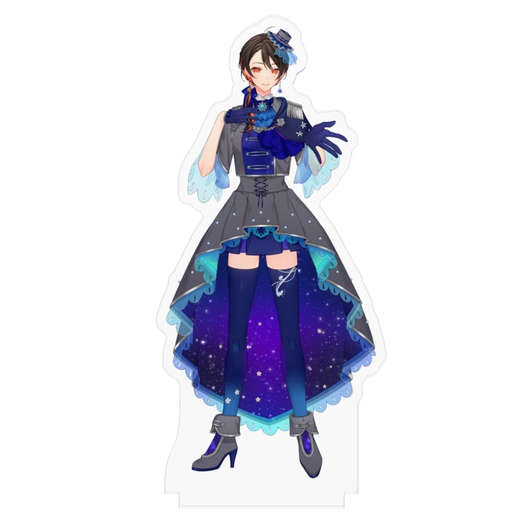 ととりのアクリルフィギュア(夜)