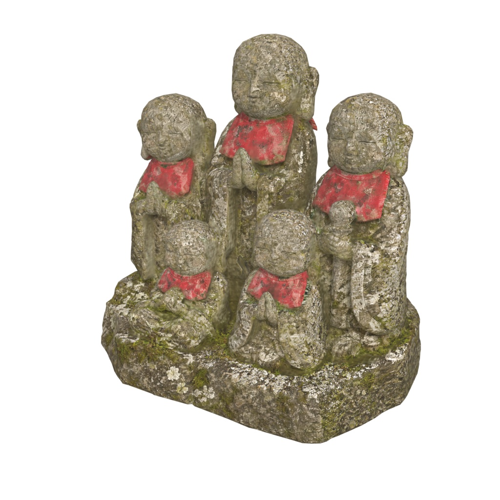 因習村3Dモデル集 地蔵コレクション