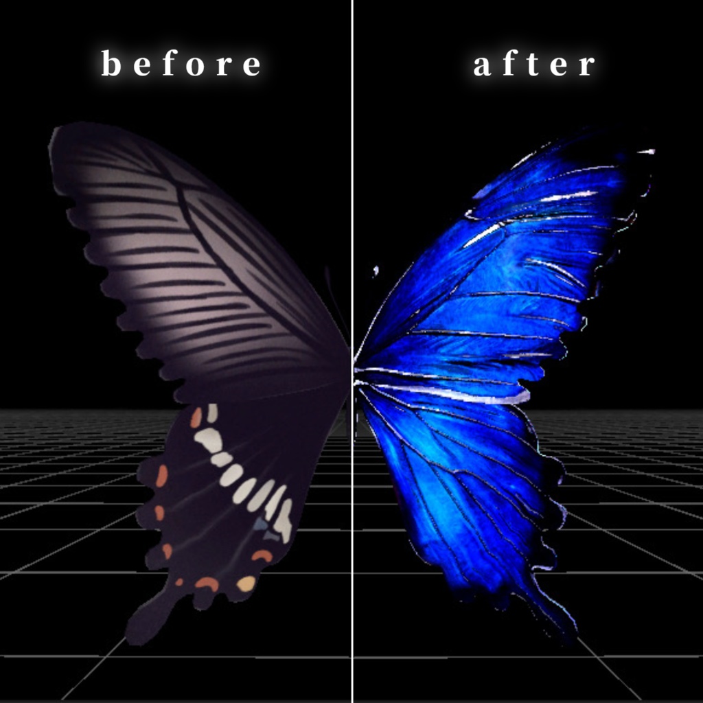 【カザリス 専用】🦋モルフォ蝶 texture 🦋