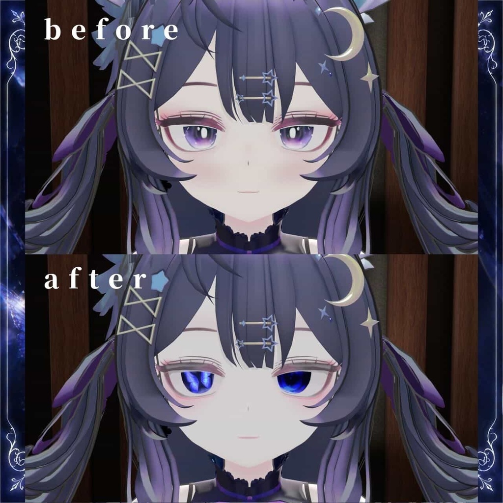 【ほのゆら 対応】🦋モルフォ蝶 – Eye&Make Texture🦋