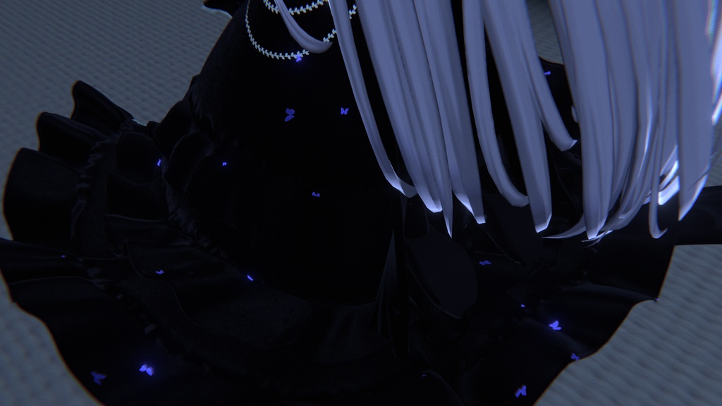 【カザリス想定】🦋モルフォ蝶 - Dress material🦋 汎用可能
