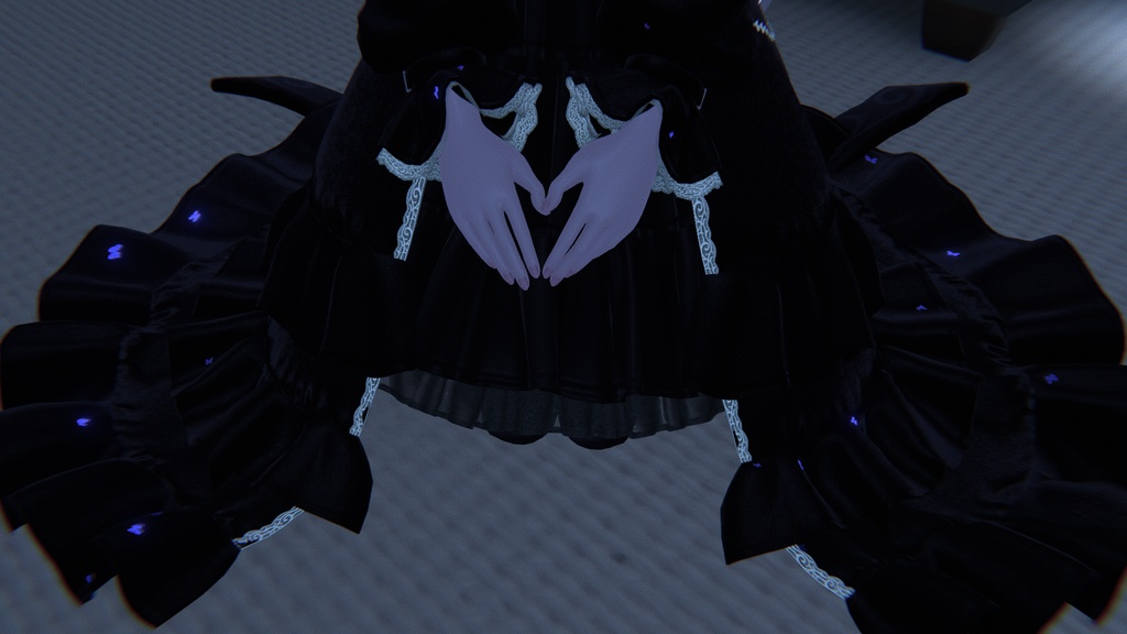 【カザリス想定】🦋モルフォ蝶 - Dress material🦋 汎用可能