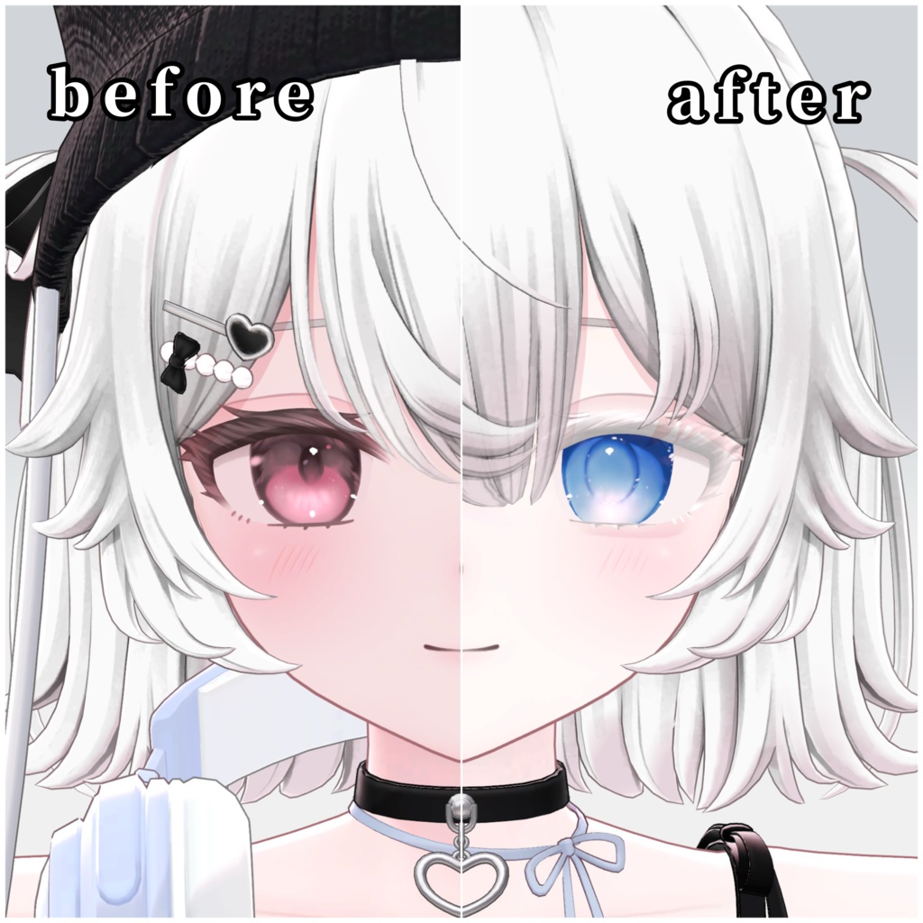 【Lunary 対応】白猫 Eye&Make 35種