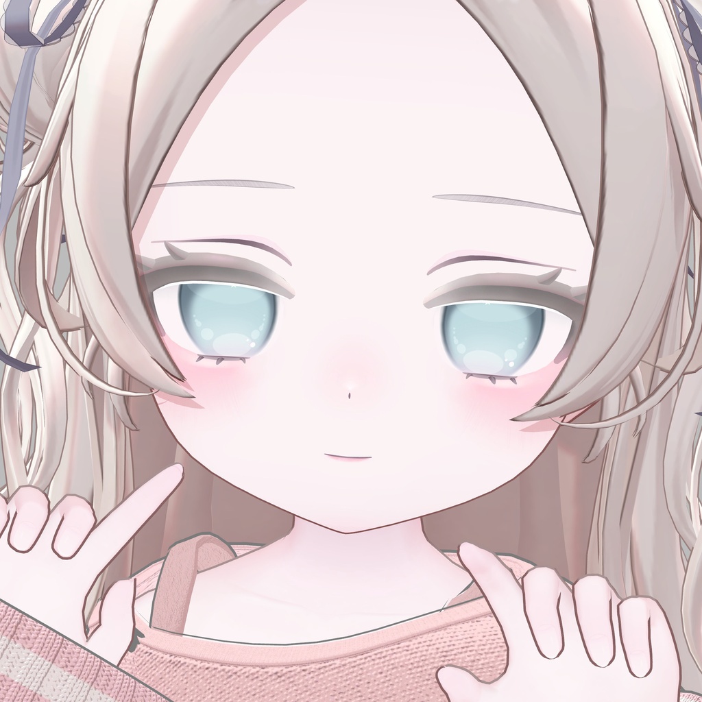 【ぽわり/Powari】♡Pink Make up texture♡material 付き✨