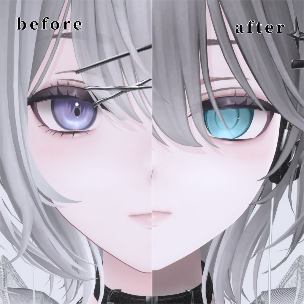 【リンネ/Linne】傾国 Eye texture 69種+ BlendShape付き✨